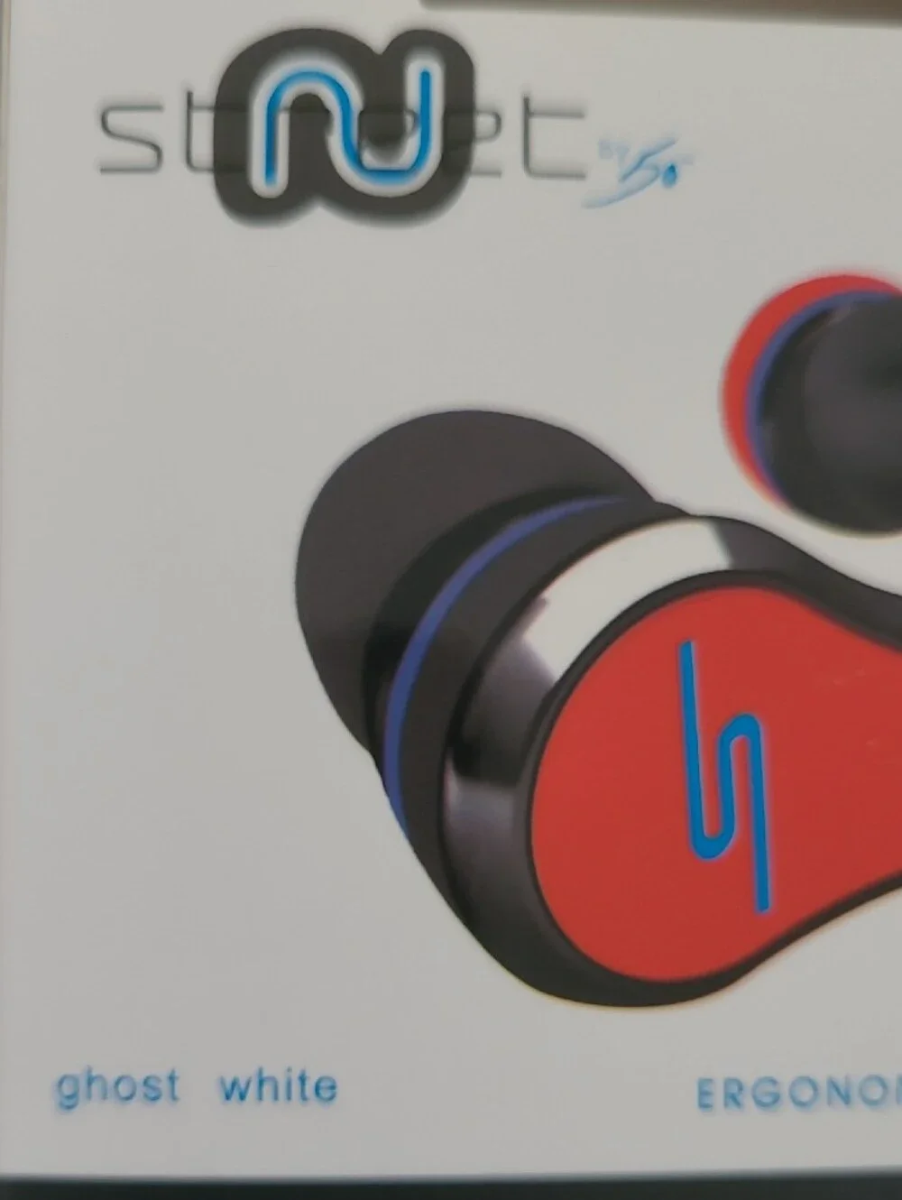 SMS AUDIO Street by 50 In-Ear Wired Earphones - Red/ Black